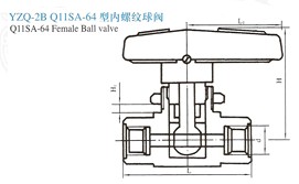 TZQ-3内螺纹球阀